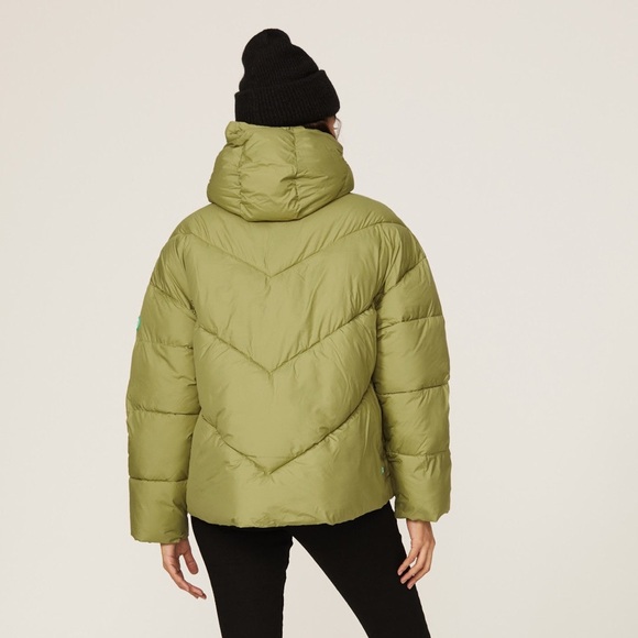 SAVE THE DUCK Olive Puffer Jacket - Picture 4 of 7
